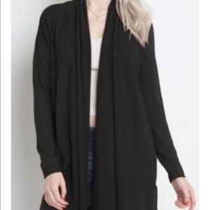 NWT black cardigan